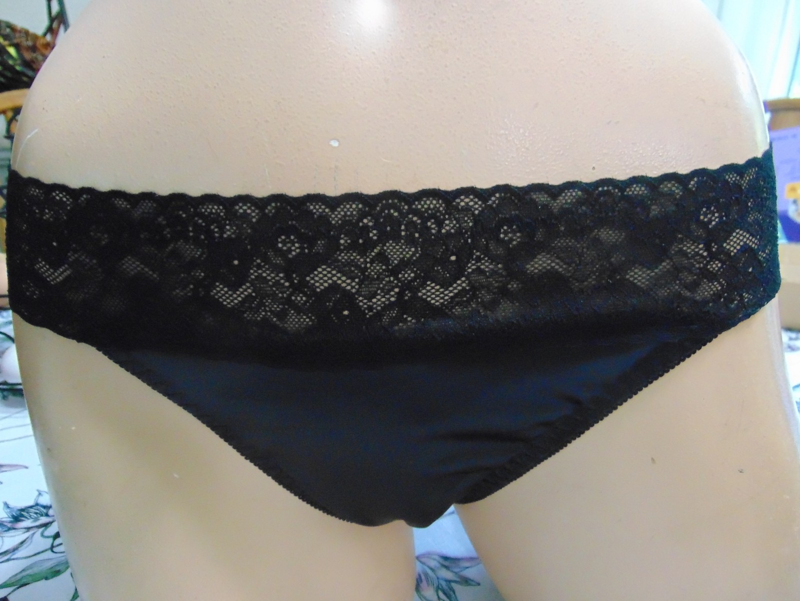 Sissy Femboy Second Skin Satin Bikini Panties Great for Men Size X-Large (BG55)