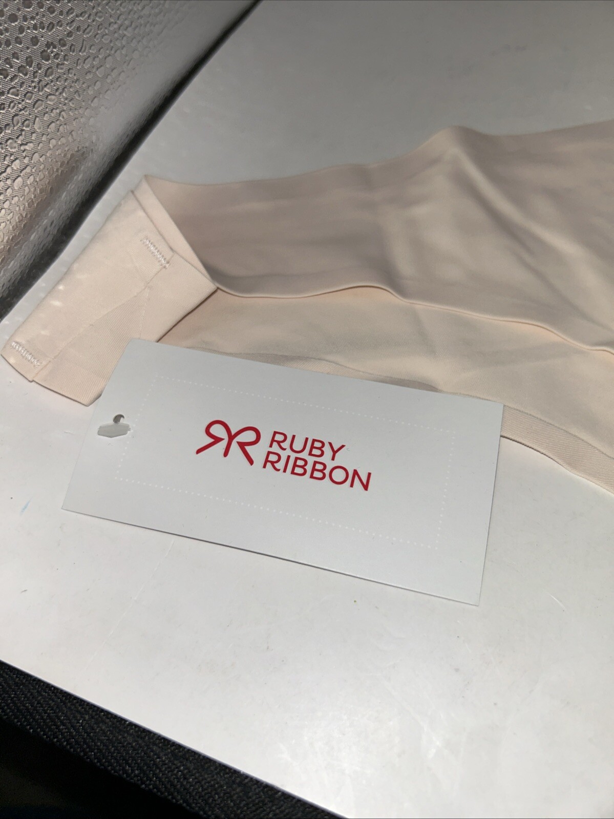 Ruby Ribbon Second Skin Thong In Color Shell. Size XXL #1463 NEW