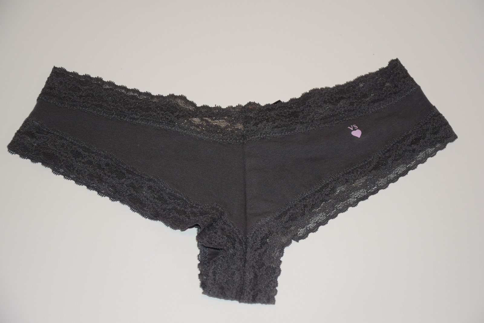 Victoria’s Secret S Dark Gray Sexy Cheeky Bikini Panties M – Ships Free