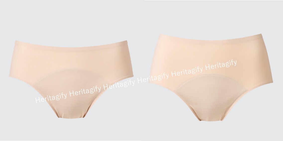 UNIQLO AIRism Reusable Period Underwear Leak Proof Absorbent Eco Friendly Shorts
