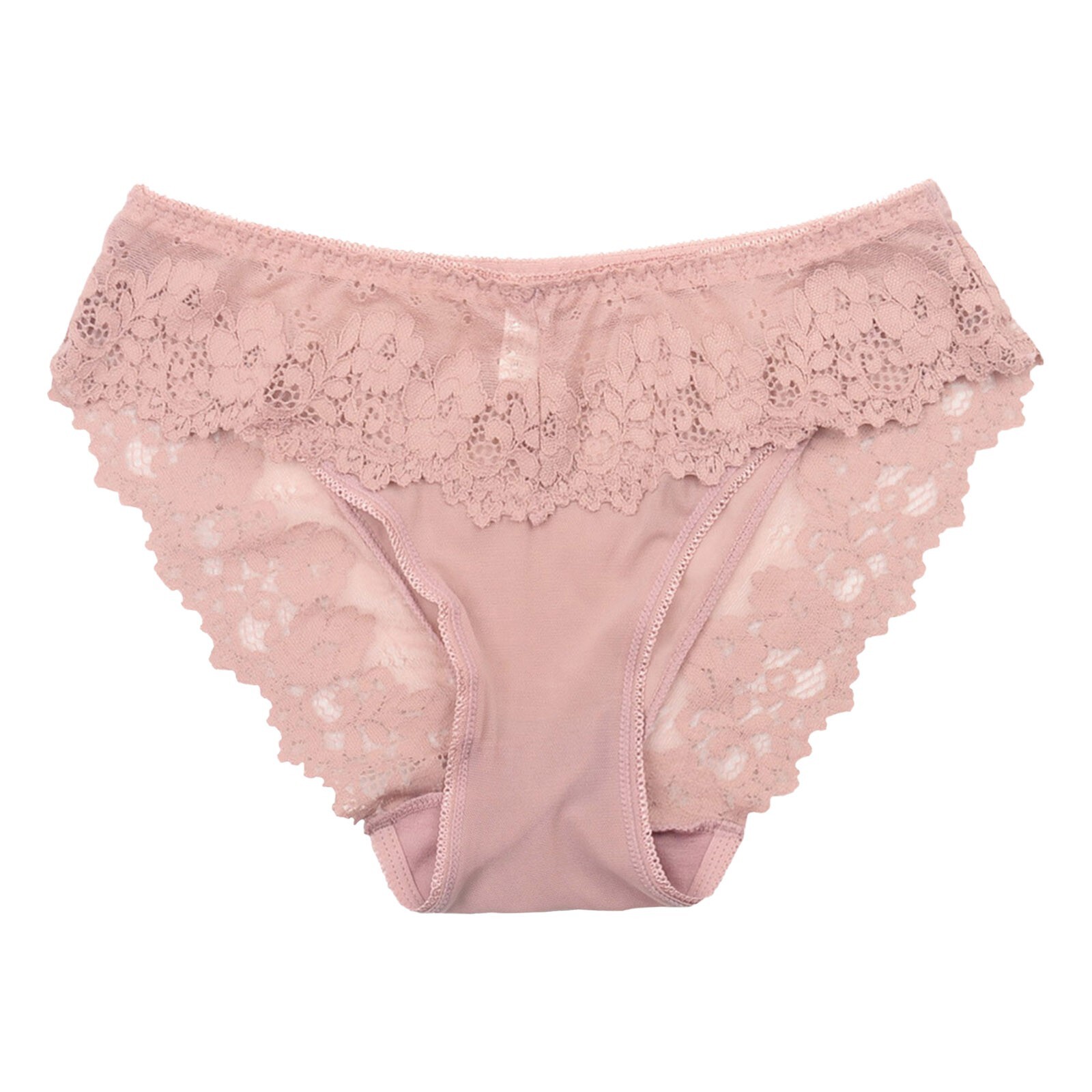 5 Pack Lot Sexy Womens Lace Sheer Panties Briefs Lingeries French Lady Underwear
