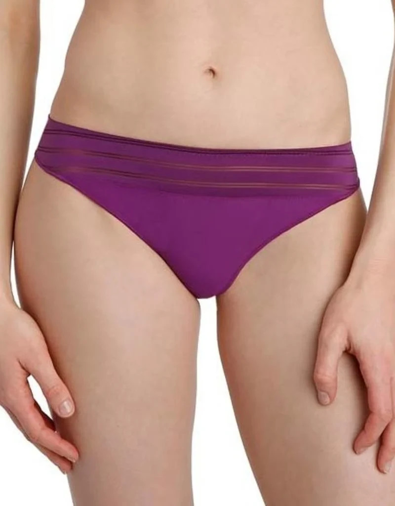 NWT Marie Jo L’Aventure Robbie Thong Panty Small Purple