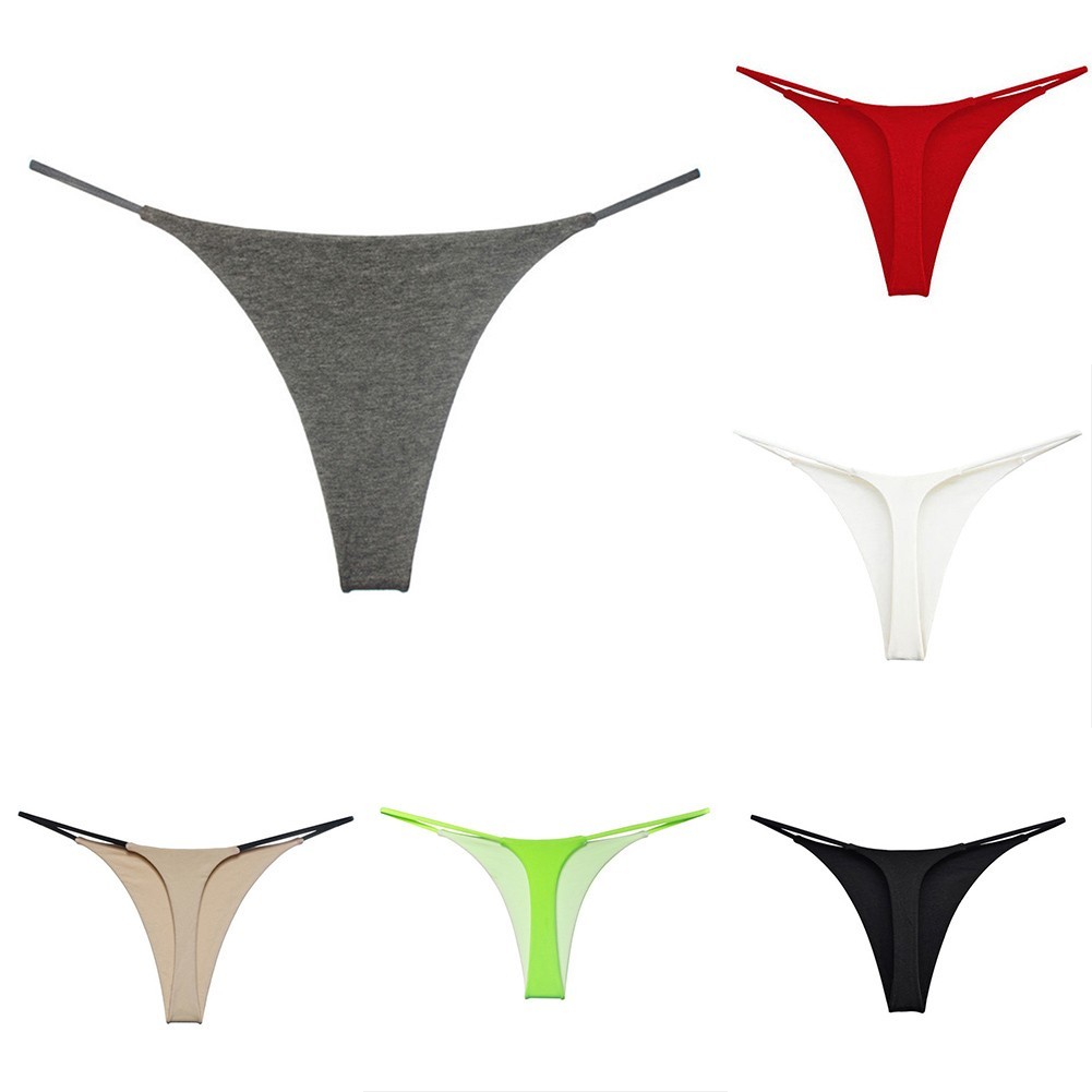 16) Comfortable Thin Strap Sport Yoga T Pant Bikini Thong Different Colors