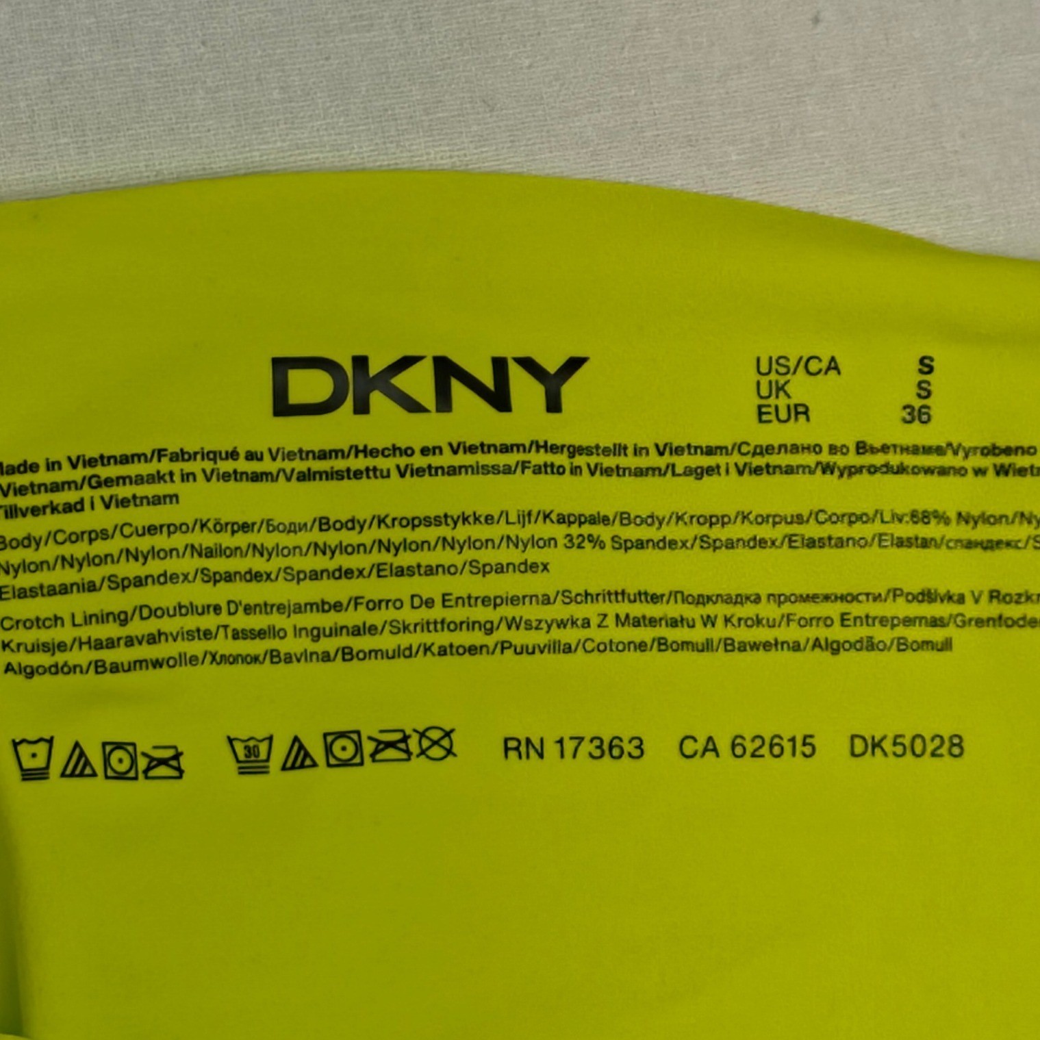 DKNY Women Laser Cut Hipster Panties Neon Small Seamless Litewear Underwear NWT