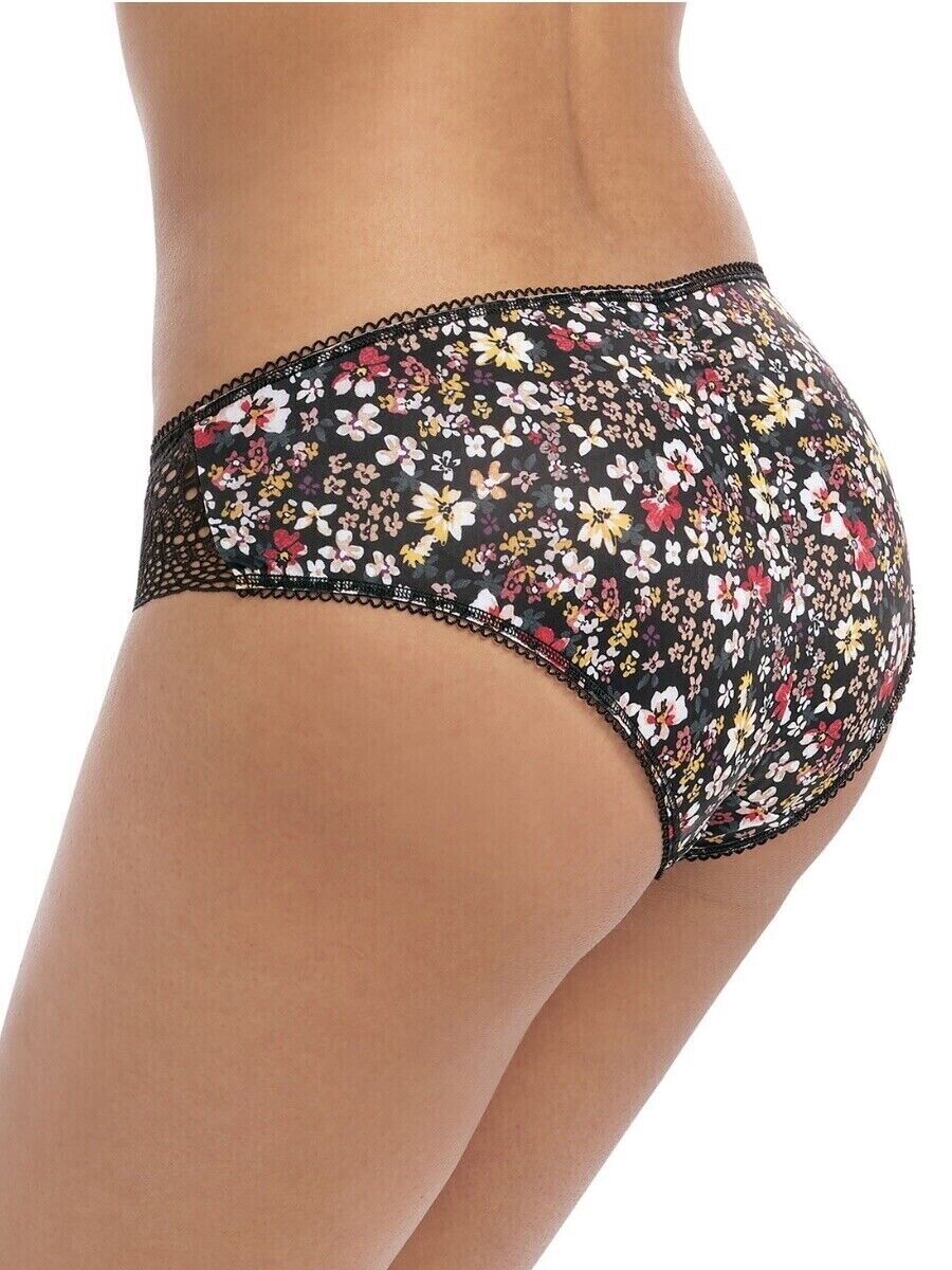 Freya Boho Vibes Brief Black Size XS 8 10 Classic Mid Rise Knickers 400750 New