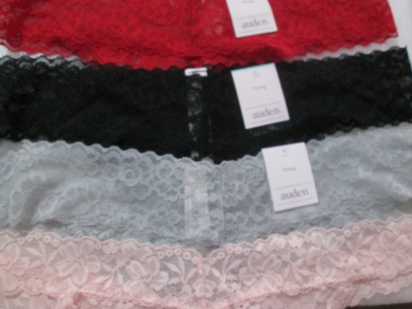 New w/Tag Auden💲Discounts on 2+💲💖Lace Thong💖Size XS, S, M, L, XL 💖