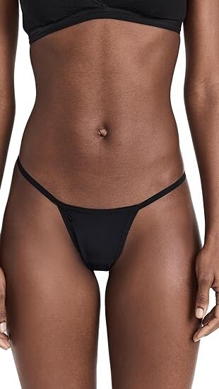 HANKY PANKY BREATHESOFT G-STRING THONG PANTY, #6J2054B, GRANITE, ONE SIZE, NWT