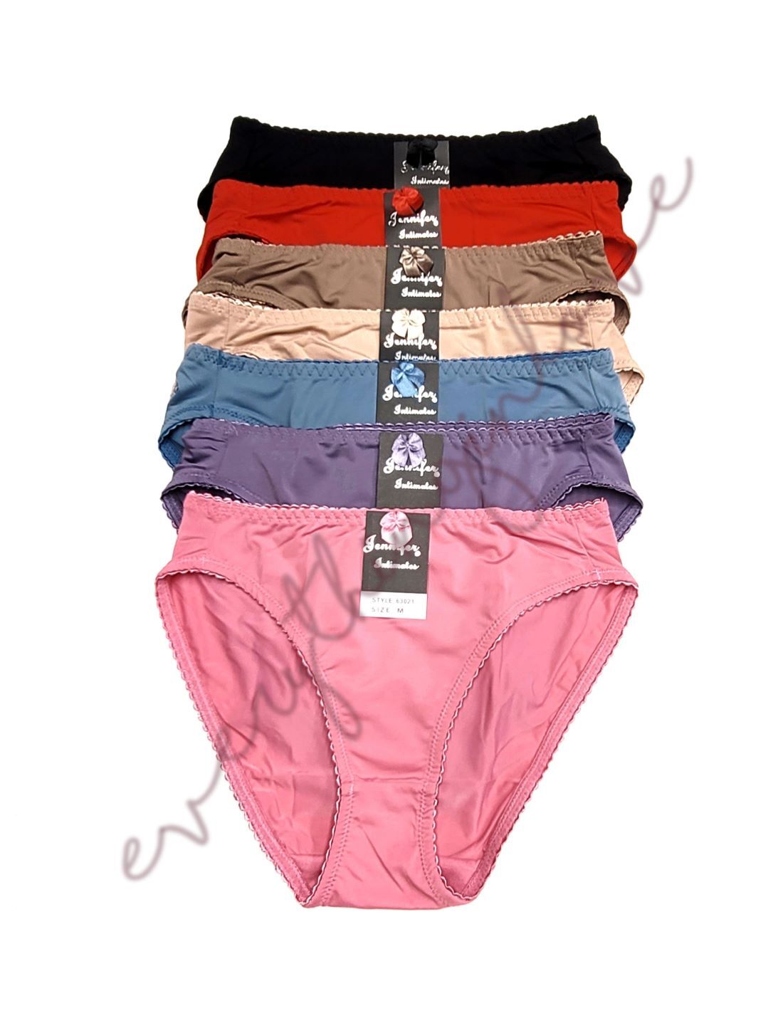 Women High Cut Microfiber Light Tummy Control Full Seat Coverage Bikini panties