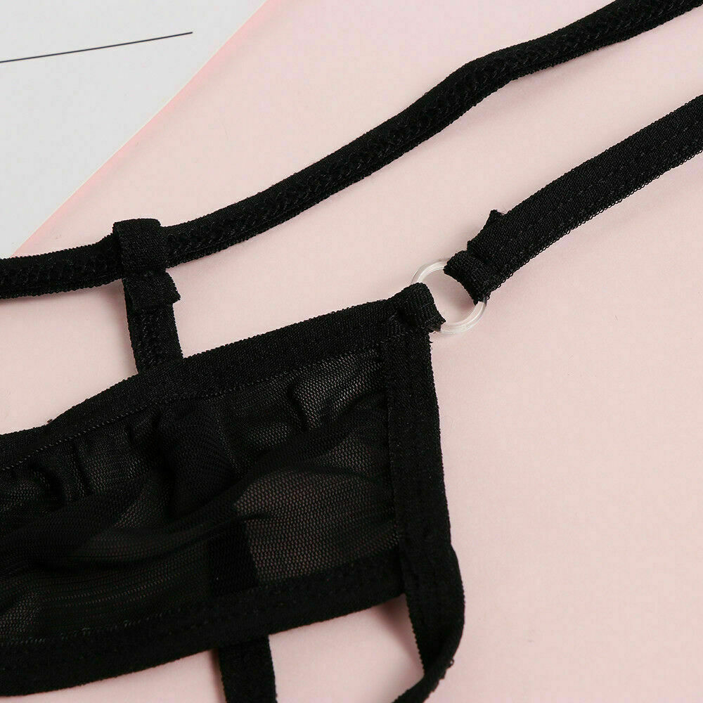 Sexy Women Crotchles Panty Lace Thong G-string Lingerie Underwear T-back USA