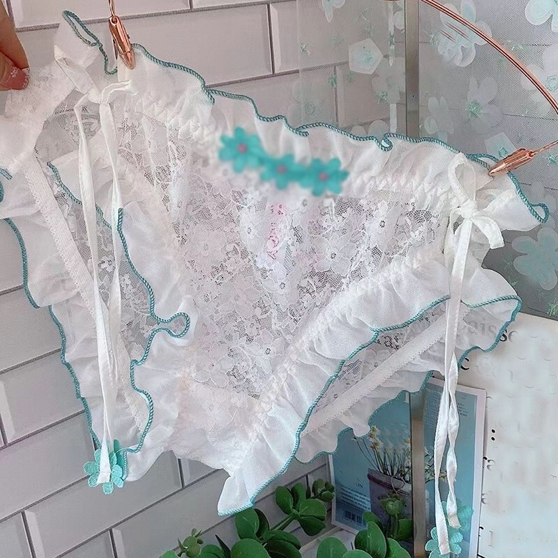 Sweet Princess Lady Girls Lace Panties Brief Strappy Underwear Knicker Underpant