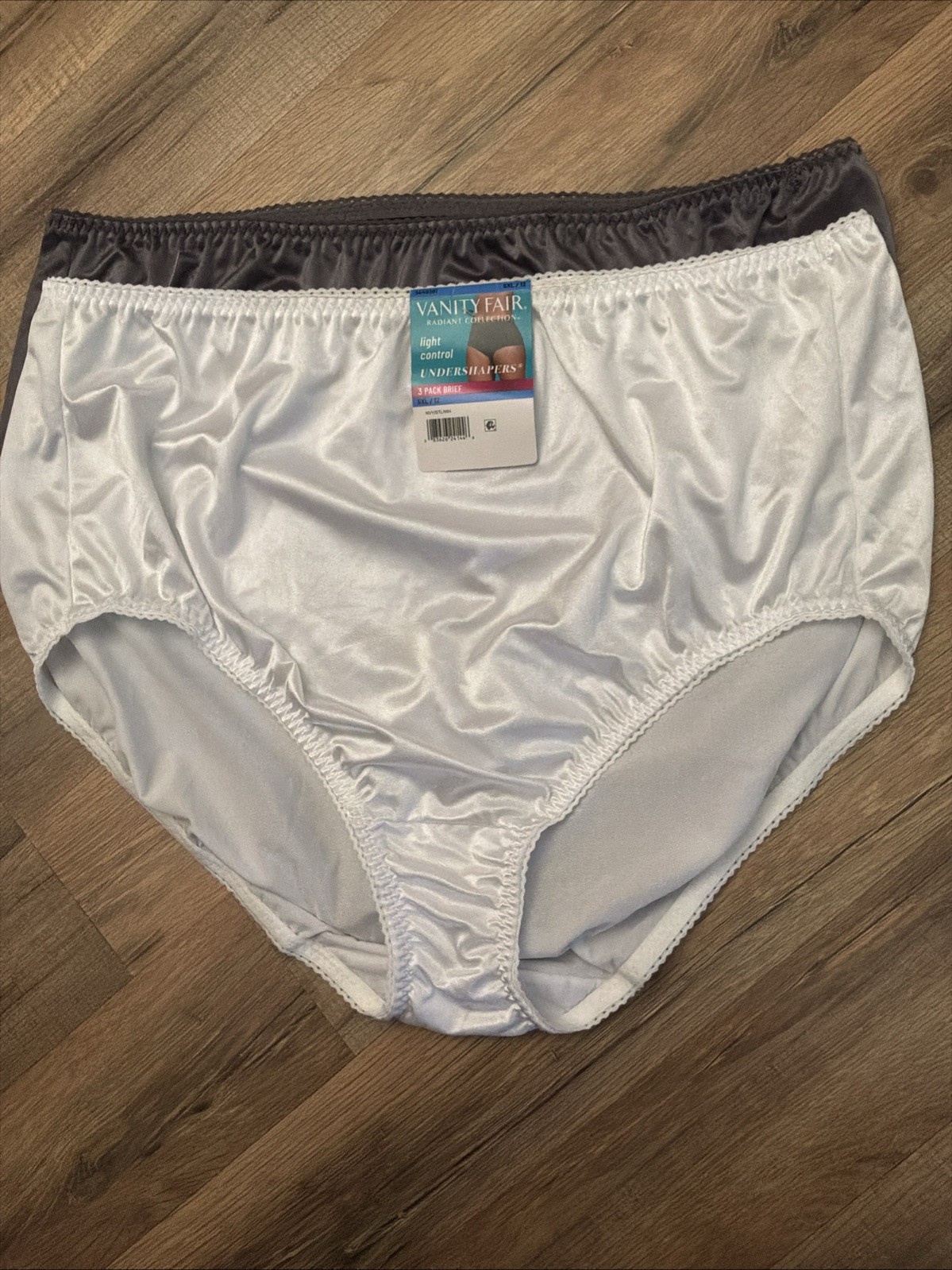 2 PR Vanity Fair Radiant LightControl Dark Gray/Star White 5XL/12 *3440301* NWT