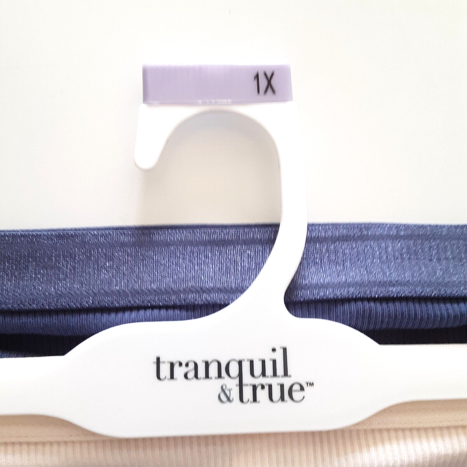 Tranquil & True Womens Size 1X Hipsters Ribbed Rayon Solid Underwear 3 Pack