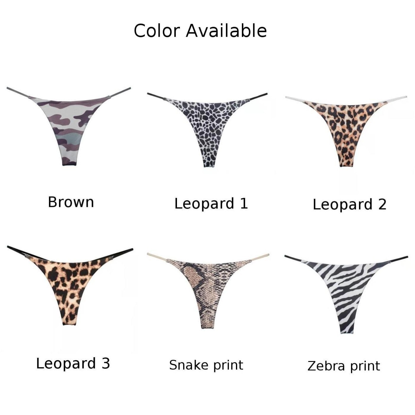 Women Sexy Beach G-String Bikini Thong Seamless Panties for lingerie Underwear