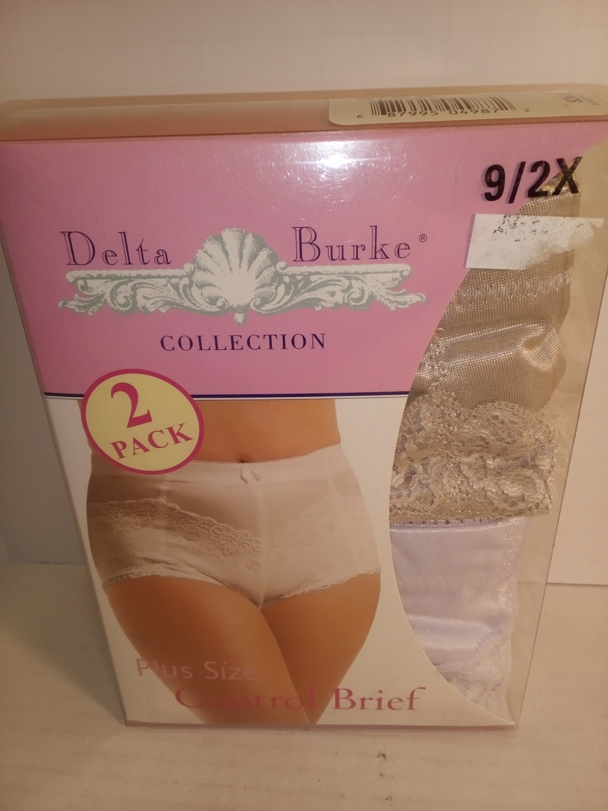 Delta Burke Collection Plus Size Control Brief Two Pack Brand New Size 9/2x