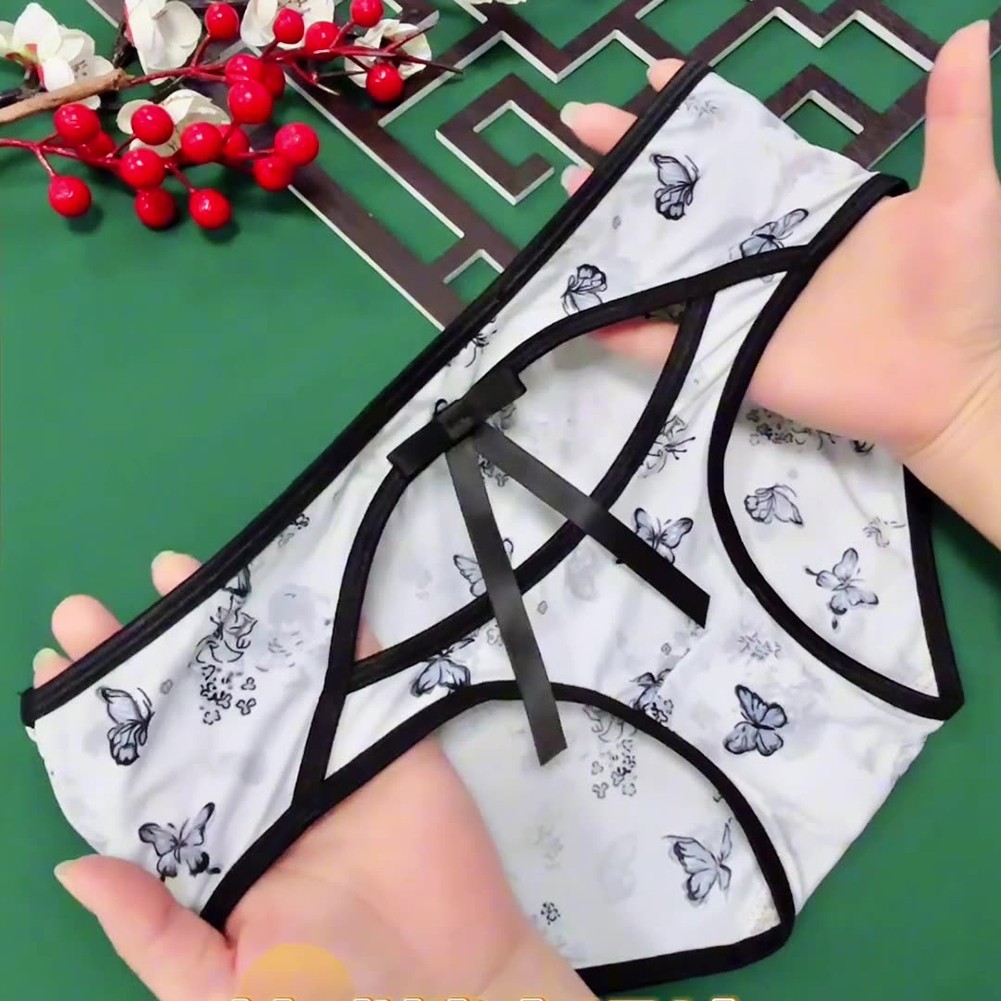 Women Triangle Pants Underwear New Chinese Style Hollow Out Sexy Design