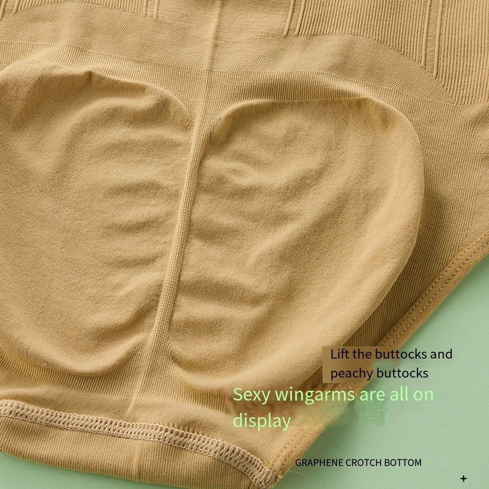 Postpartum Hip for lifting Panties with Nine Breasted High Waist for Women