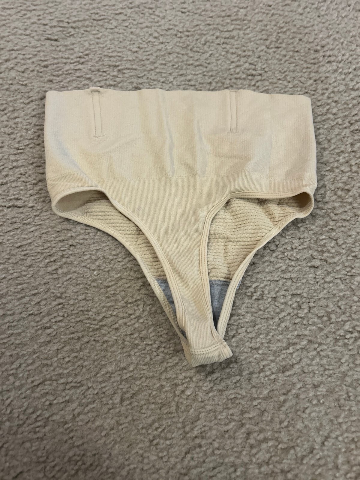 C318 body contouring panty thong with metal base hi top