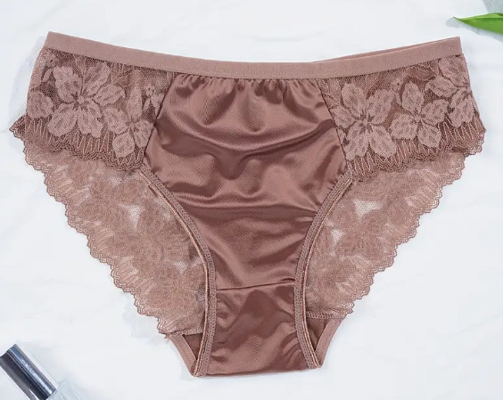 5 Pack Satin & Lace Brief Cheeky Panty Hot Sexy Naughty Fun Flirty Size L 🔥