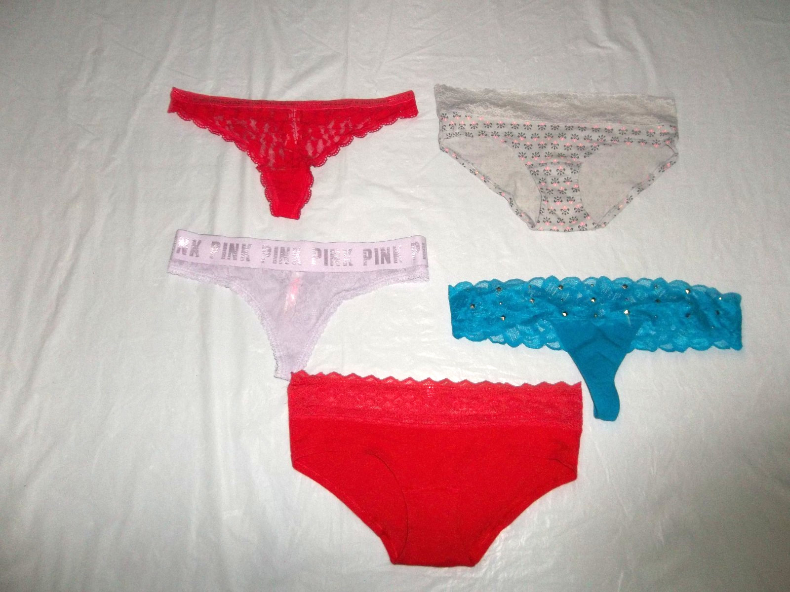 Lot of 5 Victoria’s Secret Panties Size Small