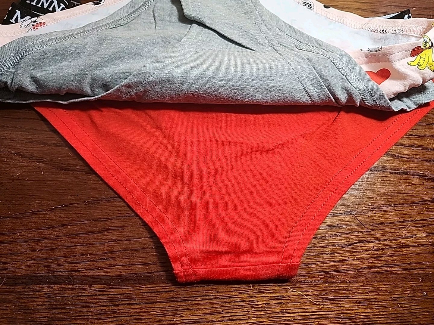 Disney Minnie Mouse Women’s Cotton Stretch Hipster Panties 3 Pair, Size Med, NWT