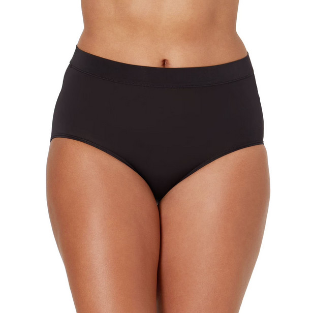 Bali Womens Medium 4 Pack Microfiber Underwear Briefs – Black White Beige