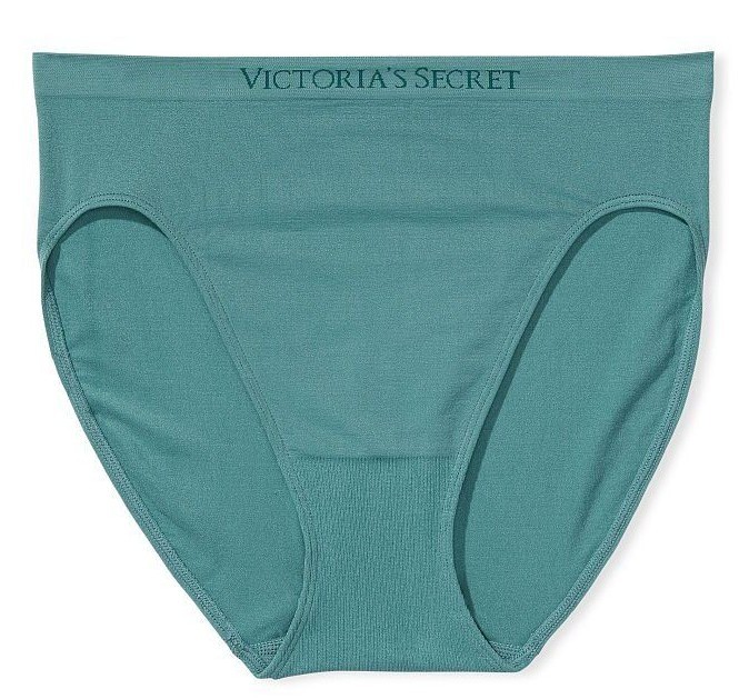 XL Sage SEAMLESS NOSHOW FULLCOVER Victorias Secret High Leg Waist Brief Panty