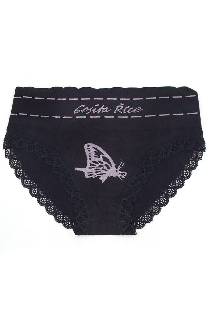 12 pack ScarvesMe Women’s Sexy Color Butterfly Print Soft Seamless Panty