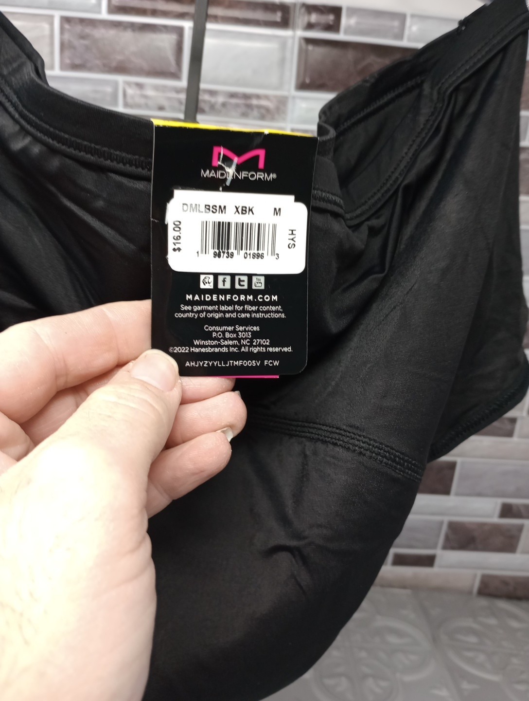 Maidenform DMLBSM Period Panty 3 Pair Women’s M Black Hipster NWT