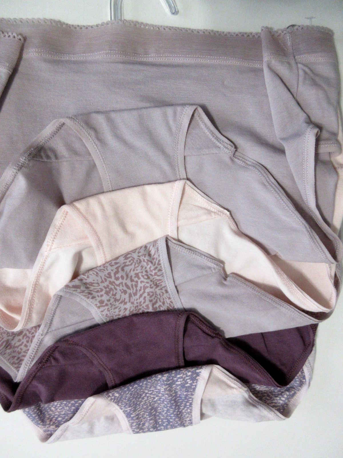 Bali 5-Pair BRIEF Panty underwear Cotton DRCL61 multi Women ~ 8/XL $42.