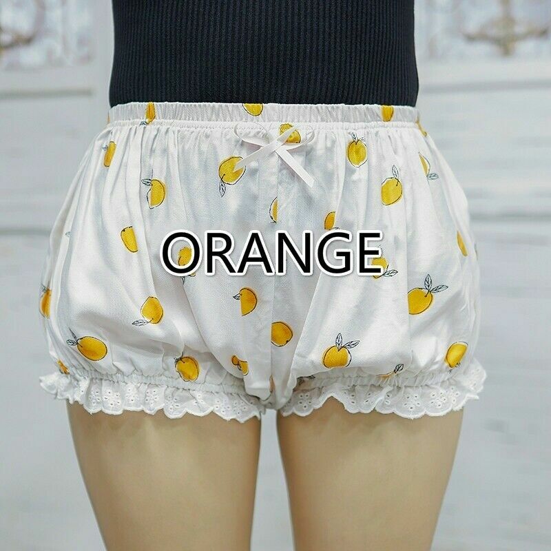 Lady Pumpkin Bloomers Shorts Knickers Briefs Cotton Underwear Lolita Kawaii Cute