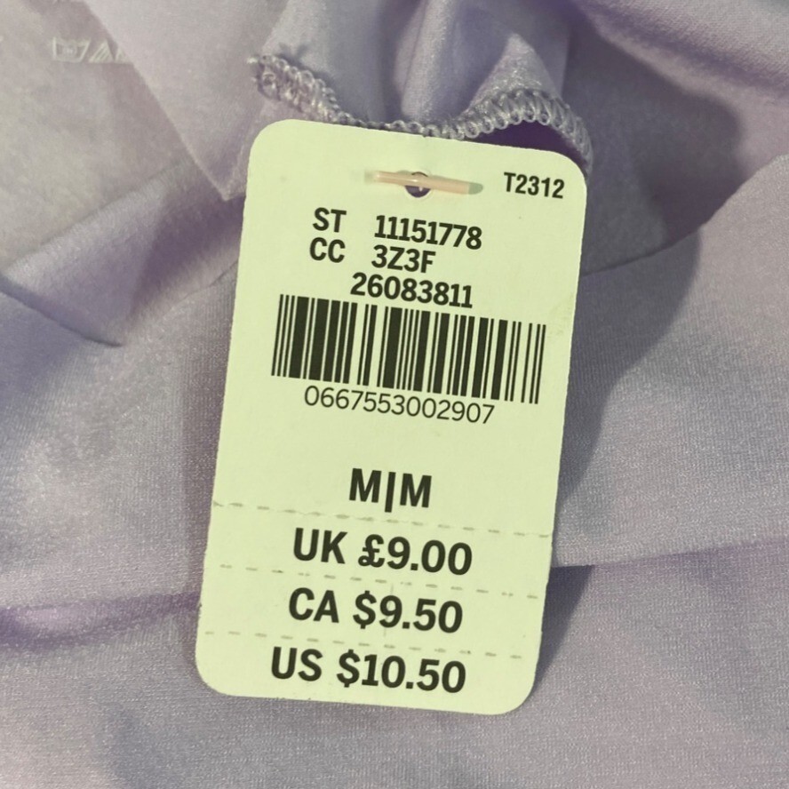 PINK Do You Girl Cheekster Panty Lilac Purple Size Meduim – New with tags