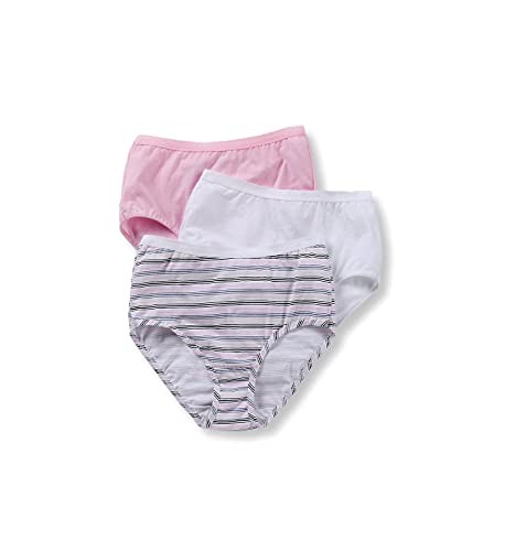 Fruit of the Loom Womens Cotton Brief Panties Assorted Colors Multi Pack Sz 4-10
