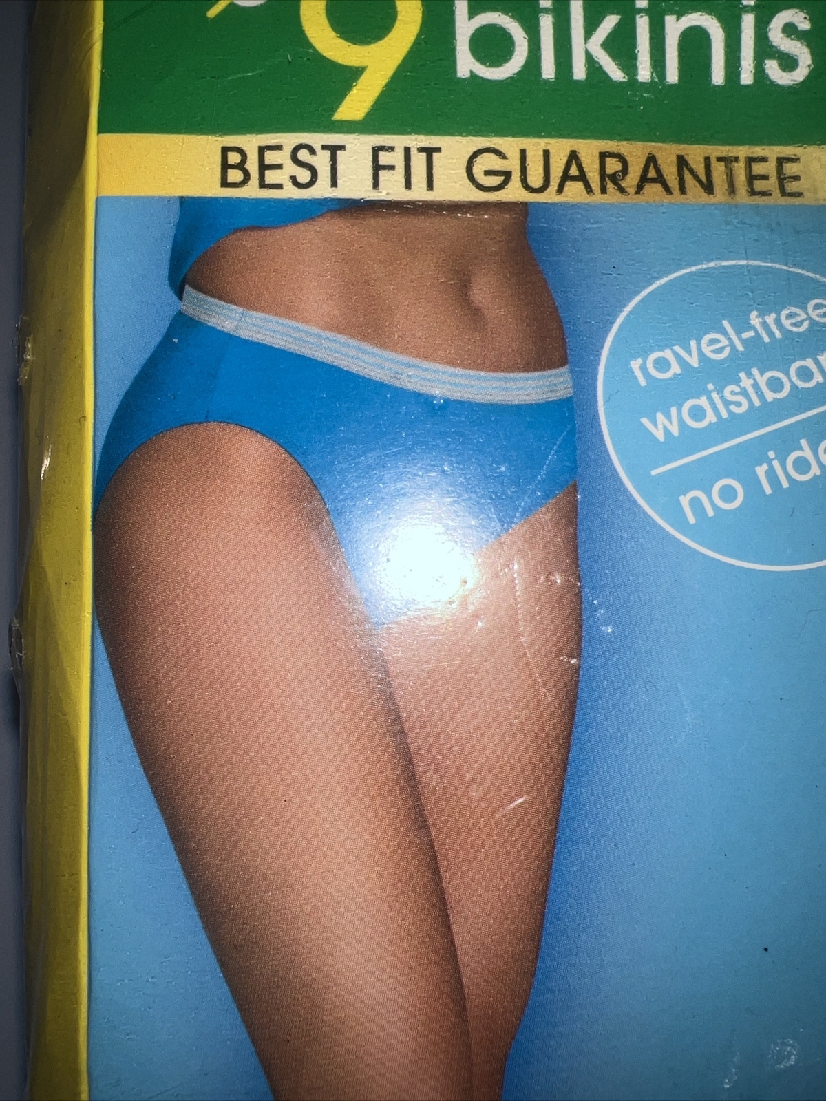 FRUIT OF THE LOOM WOMEN’S HEATHER BIKINIS 9 PACK PINK SZ 7 BRAND NEW IN PACKAGE