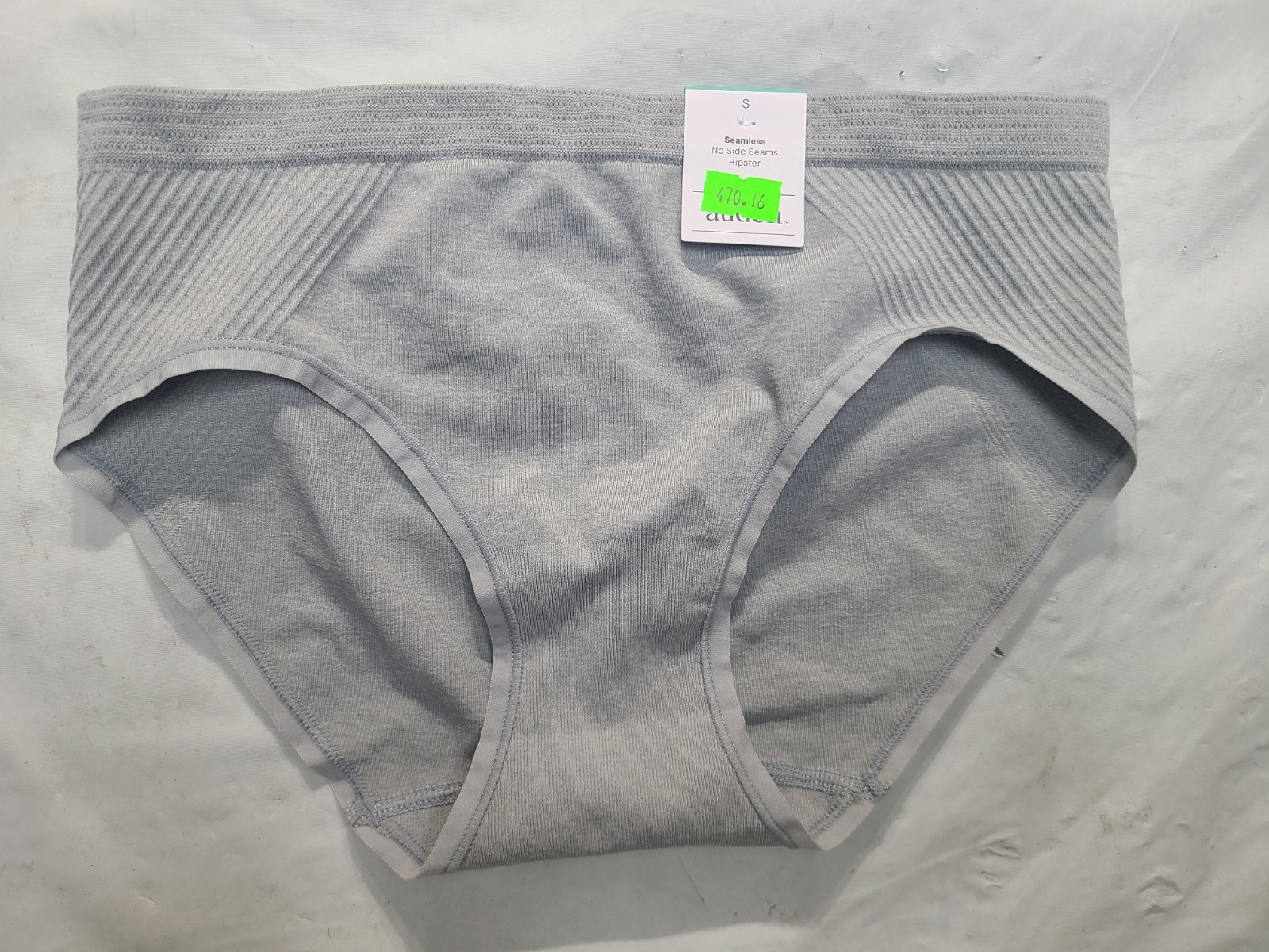 Women’s Seamless Hipster Underwear Auden Heathered Gray Size Small
