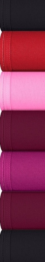 SZ 7 Fruit of the Loom SIGNATURE HI-CUTS 7PK 100% Cotton in RubySlipper7 + Gift
