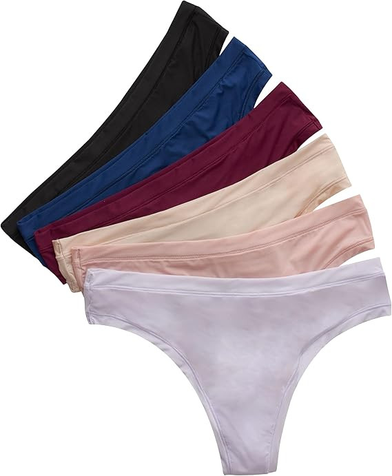 Hanes Microfiber Women’s Bikini Panties 6Pack Comfort Flex Stretch Fit Fast Ship