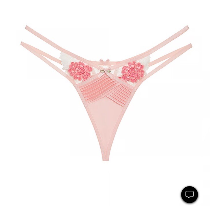 NWT VICTORIA’S SECRET For Love & Lemons SYLVIE Thong SMALL Last One!