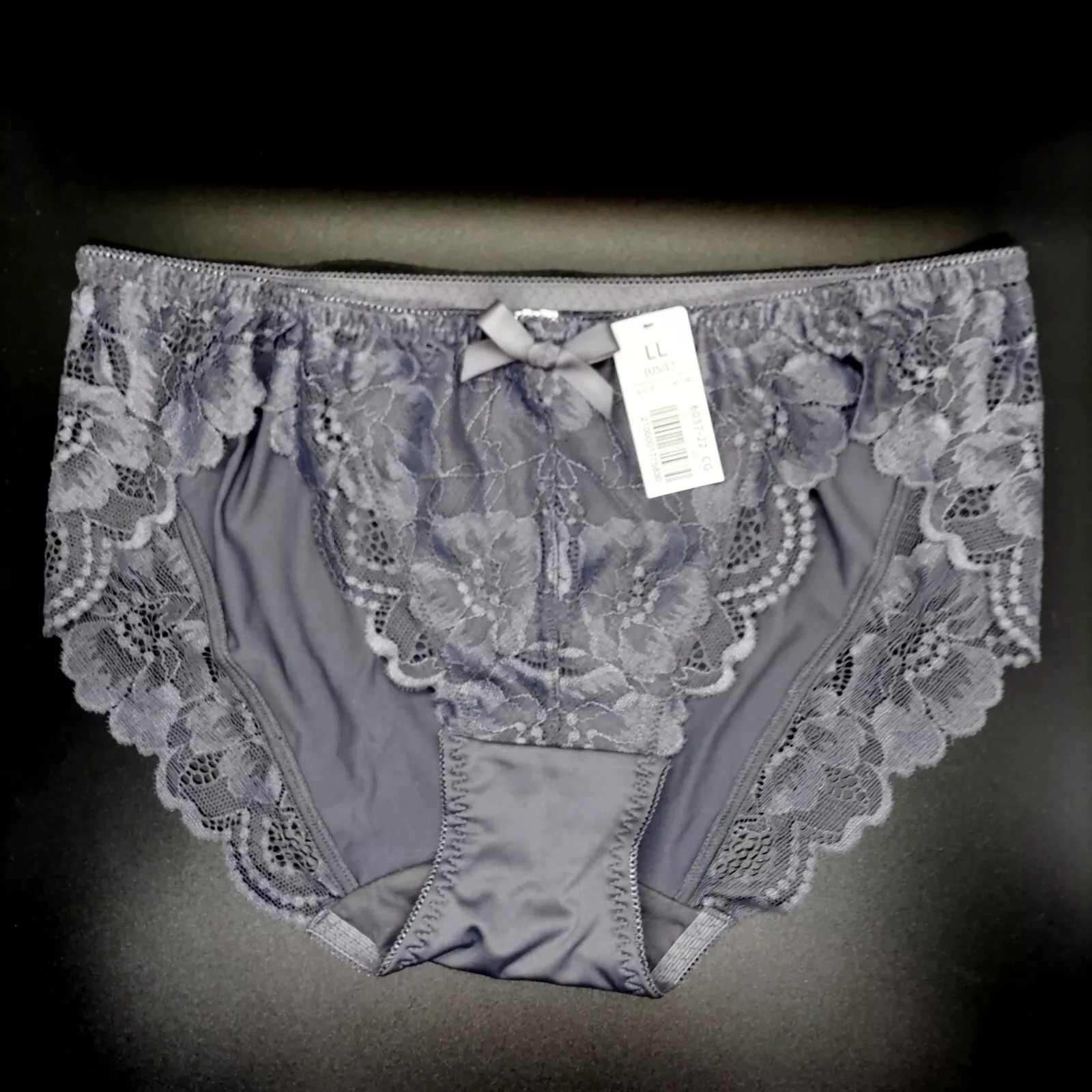 US SIZE L SHINY NYLON TRICOT PANTIES from Japan