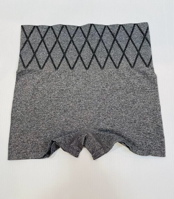 Nautica Intimates Womens Size Medium Hi Waist Shaping Brief Boxer Gray