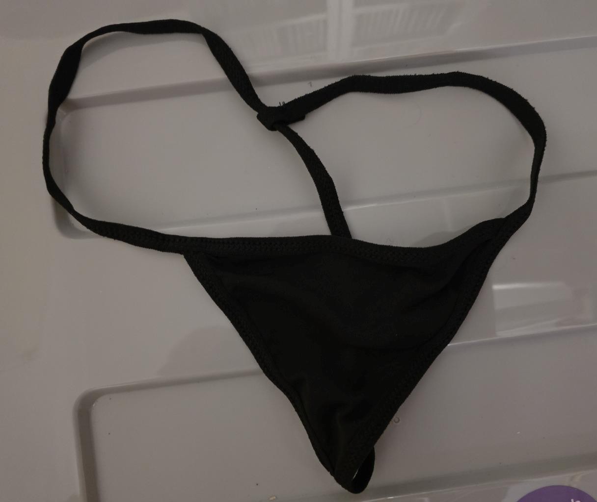 Black G String Size M Free Post in Australia