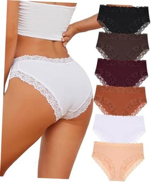 Cotton XX-Large A 6 Pack(black*1 White*1 Orange*1 Brown*1 Beige*1 Wine*1)