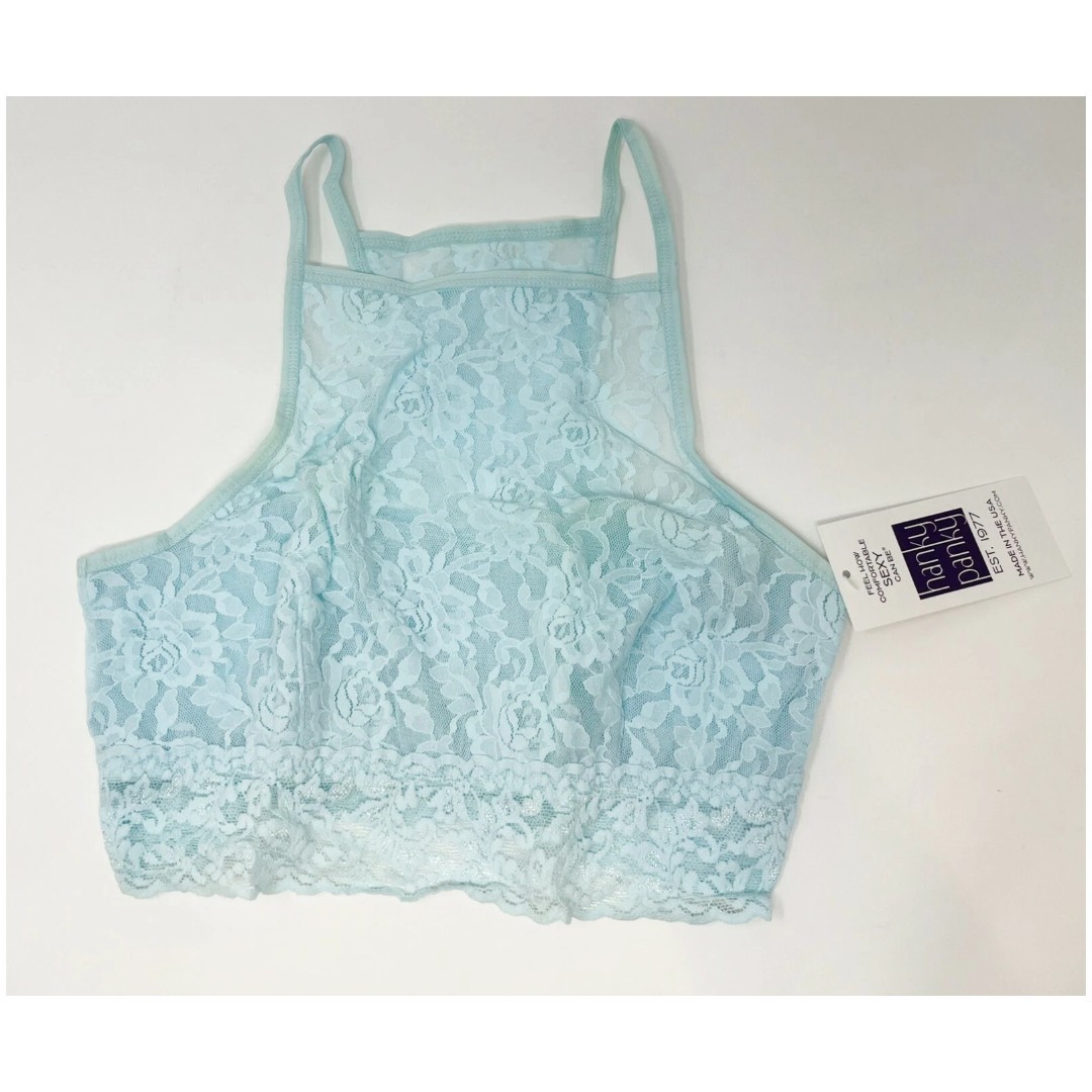 hanky panky Signature Lace Ali Crop Tank, Color: CELE MSRP: $52