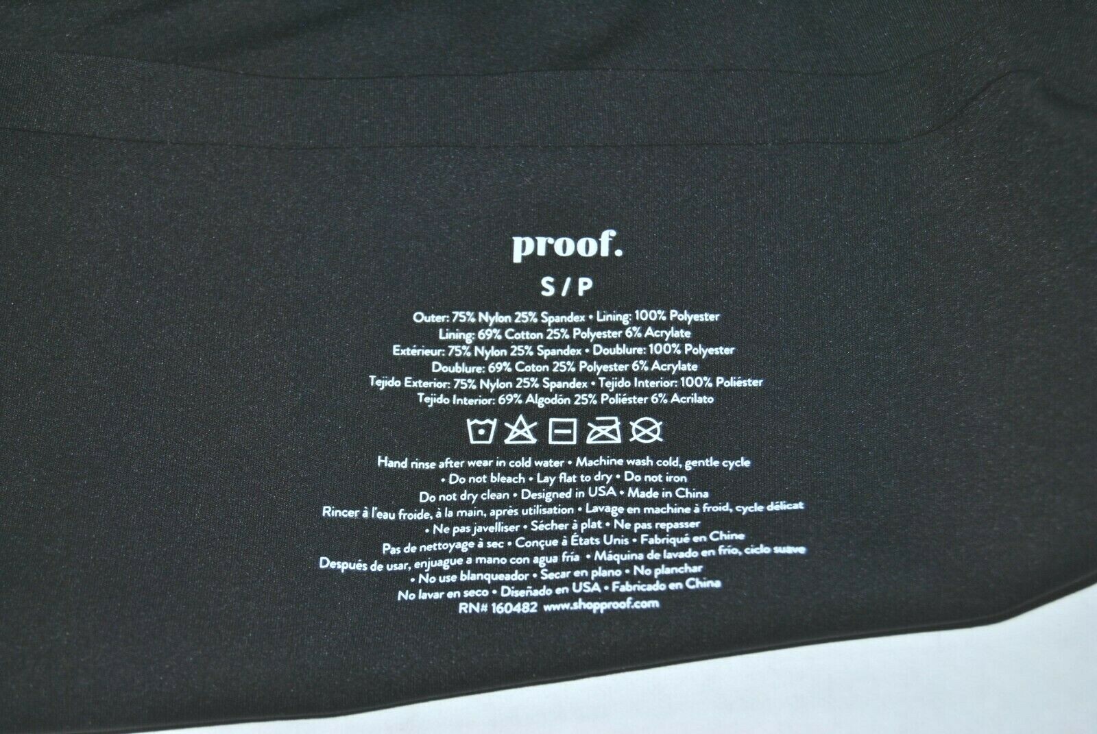 NWOT PROOF Period & Leak Proof Briefs Black Women’s Size Small $35
