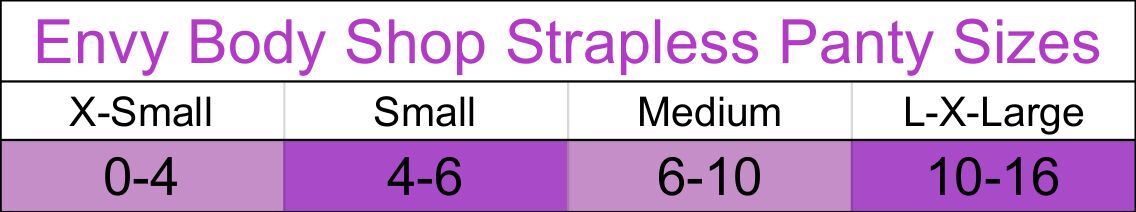 No More Panty Lines – Strapless Panties