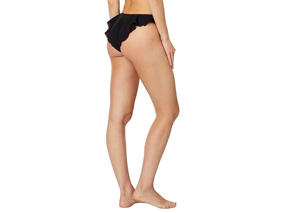 Only Hearts L17951 Womens Black Organic Cotton Butterfly Brief Size L  