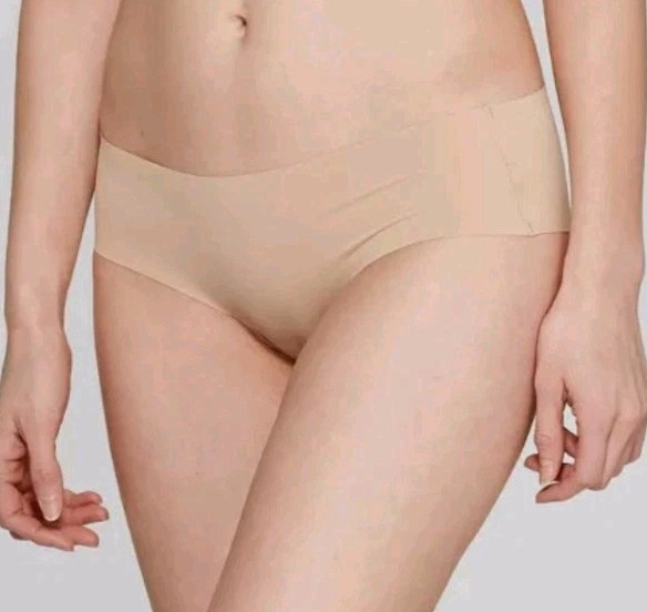Second Skin Panties Smooth Seamless Baby Blue In Keepsake Box S