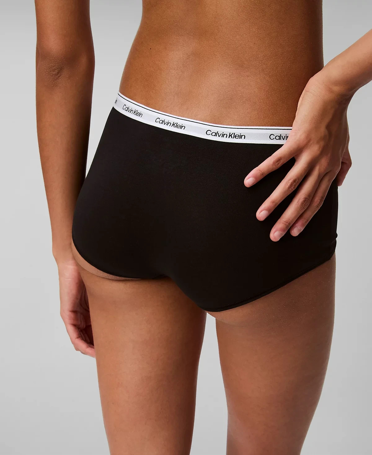 Calvin Klein E3425 Women’s Modern Logo Boyshort Underwear QD5195 Size L