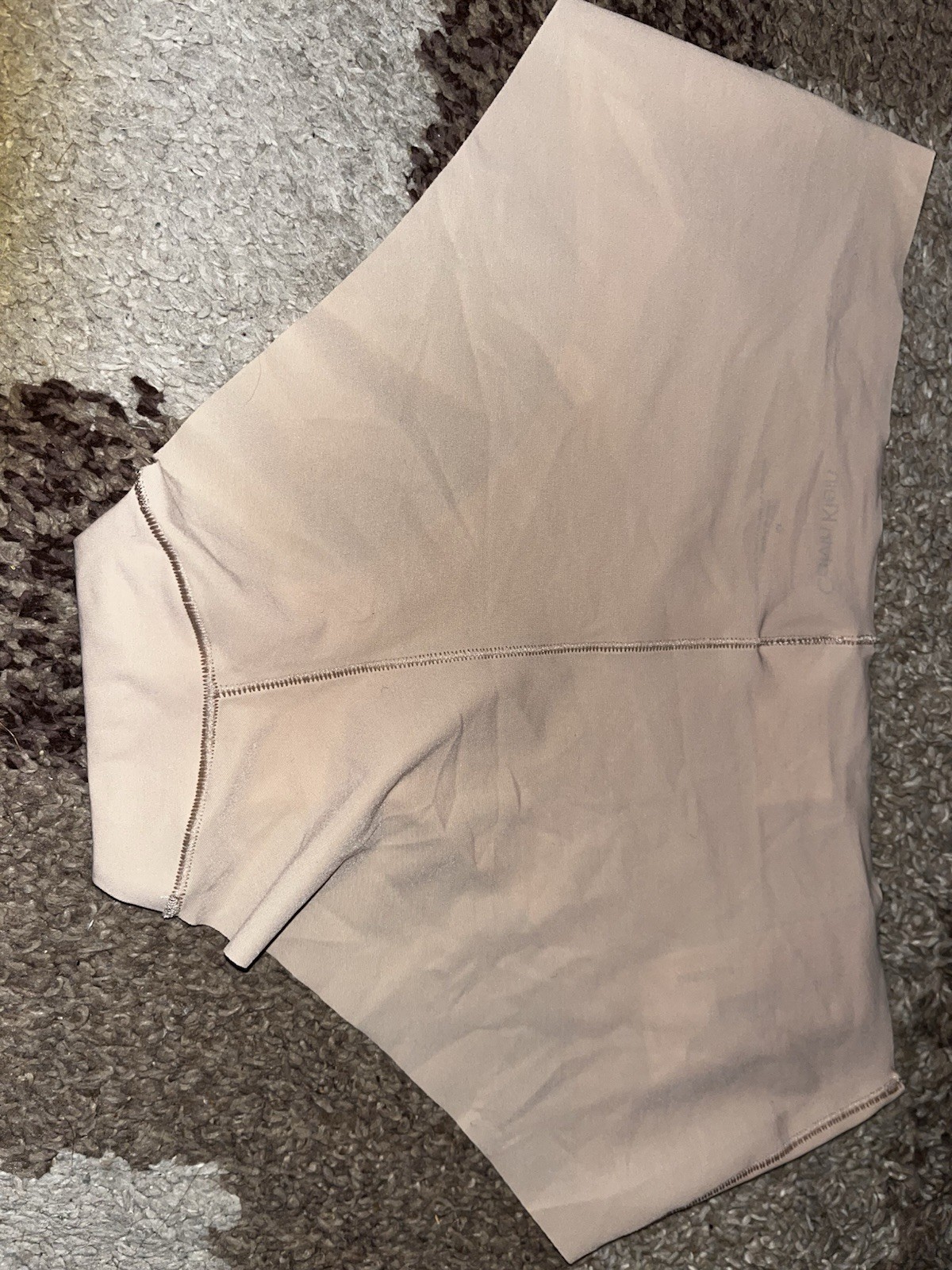 NWT CALVIN KLEIN INVISIBLES No Show Micro Seamless Nude HIPSTER PANTY Med D3429