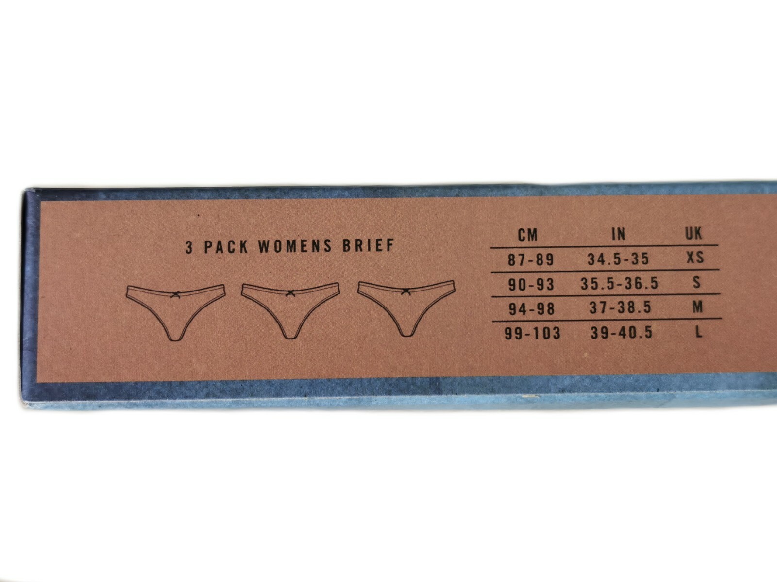 Pepe Jeans Women Bikini Brief, pack of 3, Small (35.5-36.5 in.) Multiple colours