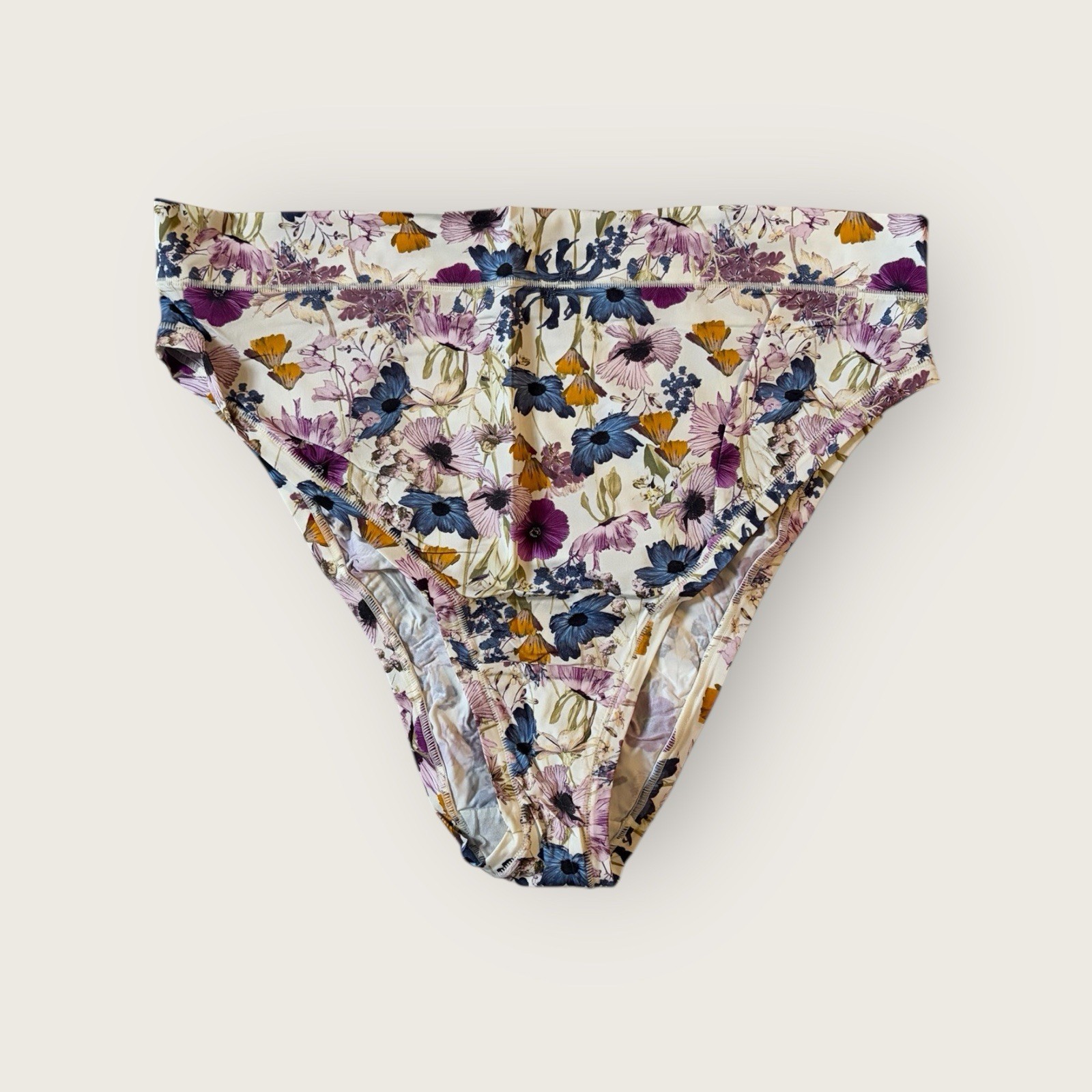 Lane Bryant Cacique Comfort Bliss French Cut Brief Panty 14/16 Botanical Garden